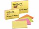 Notatblokk Post-it® Super Sticky Meeting Notes neon colours 4 blokk 152x101mm