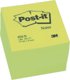 Notatblokk Post-it® 654 76x76mm grønn neon