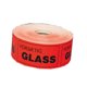 Etikett Forsiktig Glass 1000st