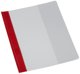 Hurtighefte Bantex A4+ PVC luksuskvalitet eurohulling rød