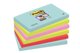 Notatblokk Post-it® Super Sticky 655-6SS-MIA Miami fargekolleksjon, 76 mm x 127 mm