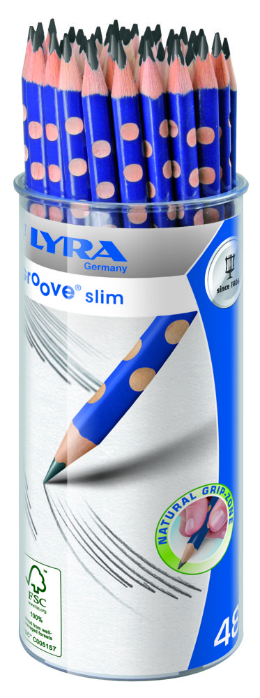 Blyant Lyra Groov Slim HB i tube 48/pk - Wulff Supplies