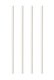 Sugerør av papir Pure Ø6mm 20cm hvit