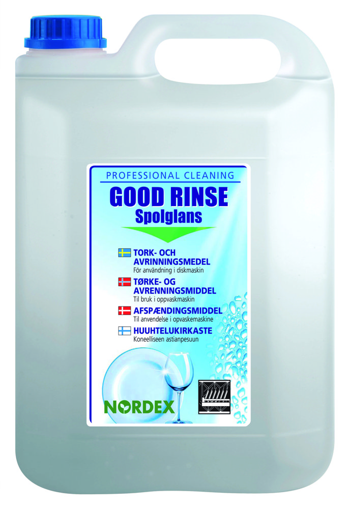 Good Rinse Skyllemiddel og glans 5L - Wulff Supplies