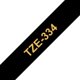 Merketape Brother P-Touch TZe334 12mm gull på svart