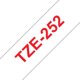 Merketape Brother P-Touch TZe252 24mm rød på hvit