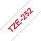 Merketape Brother P-Touch TZe252 24mm rød på hvit