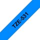 Merketape Brother P-Touch TZe531 12mm svart på blå