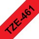 Merketape Brother P-Touch TZe461 36mm svart på rød