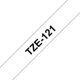 Merketape Brother P-Touch TZe121 9mm svart på klar