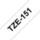Merketape Brother P-Touch TZe151 24mm svart på klar
