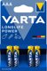 Batteri Varta Longlife Power AAA LR03 1,5V