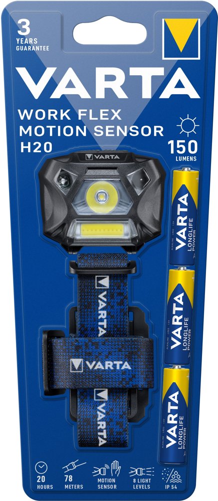 Hodelykt Varta Work Flex® Motion Sensor H20 - Wulff Supplies