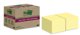 Post-It® Super Sticky 100 % Recycled Notes 76x76mm gul