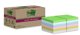 Post-It® Super Sticky 100 % Recycled Notes 47,6x47,6cm blandede farger