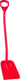 Ergonomisk spade Vikan 1280mm rød