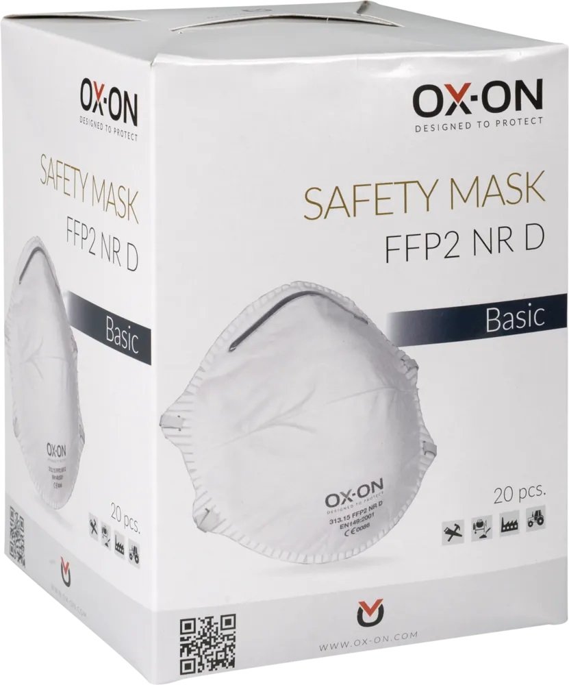 Maske OX-ON FFP2NR D Basic 20st/pk - Wulff Supplies