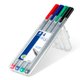 Fineliner Staedtler Triplus 0,3mm 4 farger