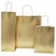 Gavepose GOLD FOIL bottle-bag 130x82x359mm