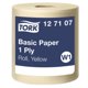 Tørkepapir Tork Basic stor rull 1190m gul