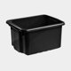 Plastbøtte Palett 15L svart