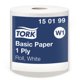 Papir Tork Basic hvit stor rull W1