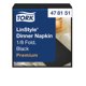 Lunsjserviett Tork LinStyle® svart