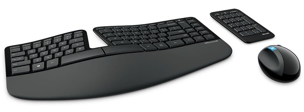 Tastatur, mus og talltastatur Microsoft Sculpt Ergonomic Desktop USB Port -  Wulff Supplies