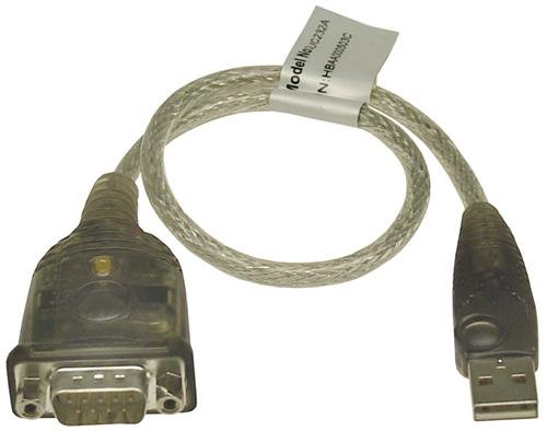 Kabel ATEN USB til seriell adapter RS-232 DB9ha 0,35m - Wulff Supplies